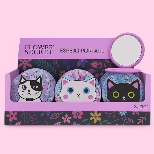 Espejo de mano Flower Secret